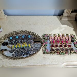 Fashion Multi-Color Statement Bracelet Set - Women Jewelry 10 In Total!